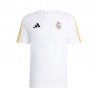 ADIDAS Maglia Maniche Corte Real Dna Bianco Giallo Uomo