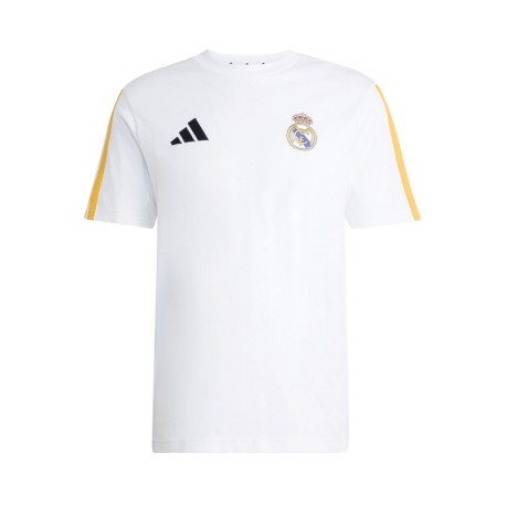 ADIDAS Maglia Maniche Corte Real Dna Bianco Giallo Uomo