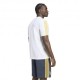 ADIDAS Maglia Maniche Corte Real Dna Bianco Giallo Uomo