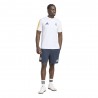 ADIDAS Maglia Maniche Corte Real Dna Bianco Giallo Uomo