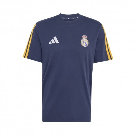 ADIDAS Maglia Maniche Corte Real Dna Navy Giallo Uomo