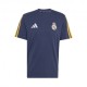 ADIDAS Maglia Maniche Corte Real Dna Navy Giallo Uomo