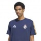 ADIDAS Maglia Maniche Corte Real Dna Navy Giallo Uomo