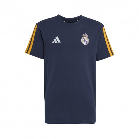 ADIDAS Maglia Maniche Corte Real Dna Navy Giallo Bambino