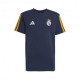 ADIDAS Maglia Maniche Corte Real Dna Navy Giallo Bambino