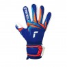 Reusch Guanti Calcio Attrakt Advance Blu Bianco Arancio Uomo
