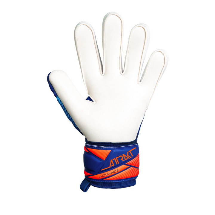 Reusch Guanti Calcio Attrakt Advance Blu Bianco Arancio Uomo