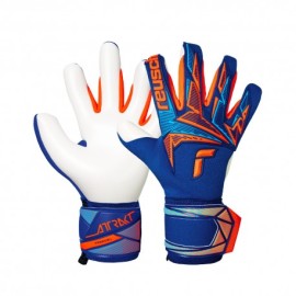 Reusch Guanti Calcio Attrakt Freegel Advance Blu Arancio Uomo