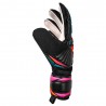 Reusch Guanti Calcio Attrakt Solid Nero Azzurro Arancio Uomo