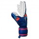 Reusch Guanti Calcio Attrakt Advance Blu Bianco Arancio Bambino