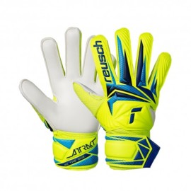 Reusch Guanti Calcio Attrakt Solid Giallo Blu Bambino