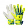 Reusch Guanti Calcio Attrakt Solid Giallo Blu Bambino