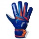 Reusch Guanti Calcio Attrakt Solid Blu Bianco Arancio Bambino