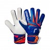 Reusch Guanti Calcio Attrakt Solid Blu Bianco Arancio Bambino