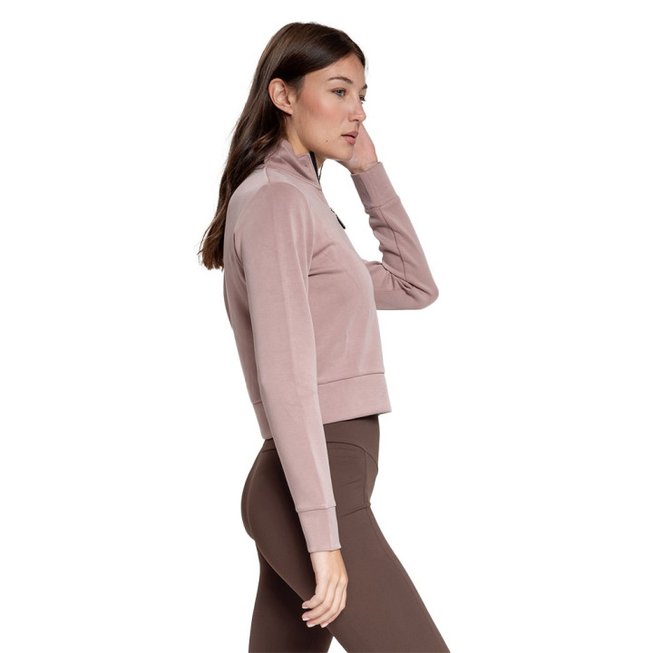 Iceport Felpa Con Cerniera Rosa Donna