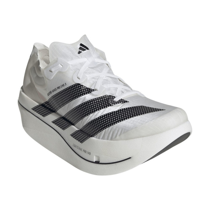 Adidas ADIZERO Adios Pro Evo 3 Bianco Nero - Scarpe Running Uomo