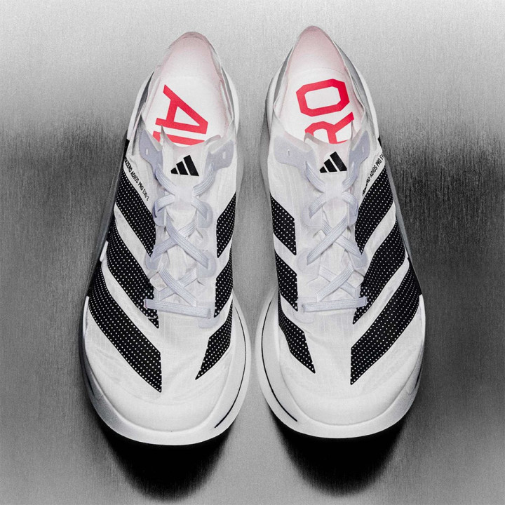 Adidas ADIZERO Adios Pro Evo 3 Bianco Nero - Scarpe Running Uomo