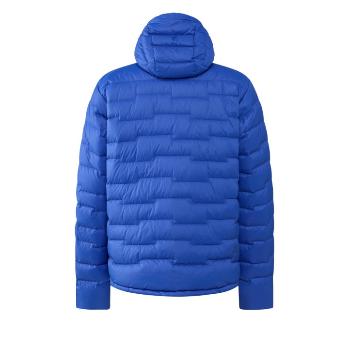 Haglofs Giacca Trekking Piuma Roc Flash Hood Northern Blue Uomo