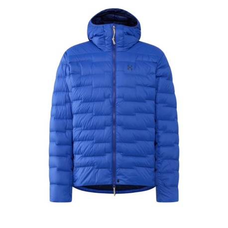 Haglofs Giacca Trekking Piuma Roc Flash Hood Northern Blue Uomo