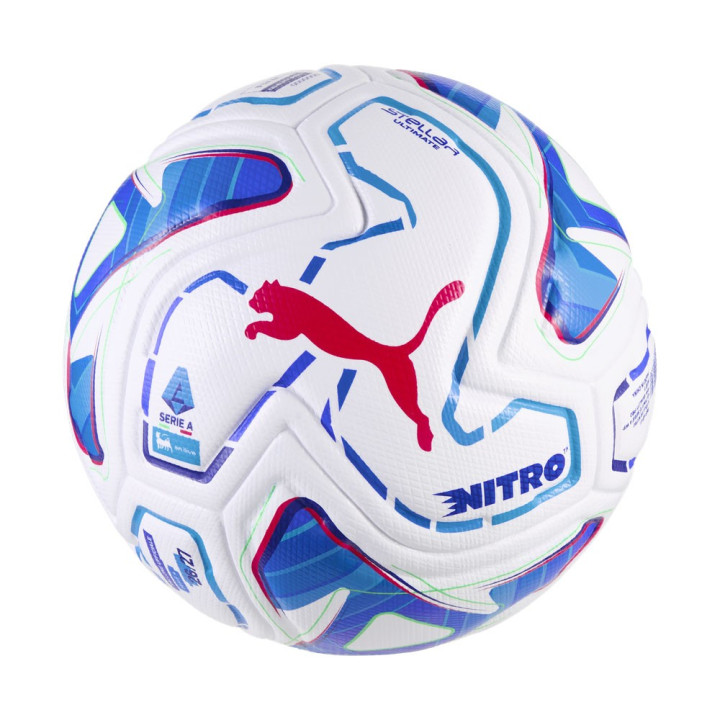 Puma Pallone Da Calcio Stellar Nitro Ultimate Serie A Blu Azzurro
