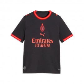 Puma Maglia Calcio Ac Milan Third Replica 26 27 Grigio Rosso Bambino