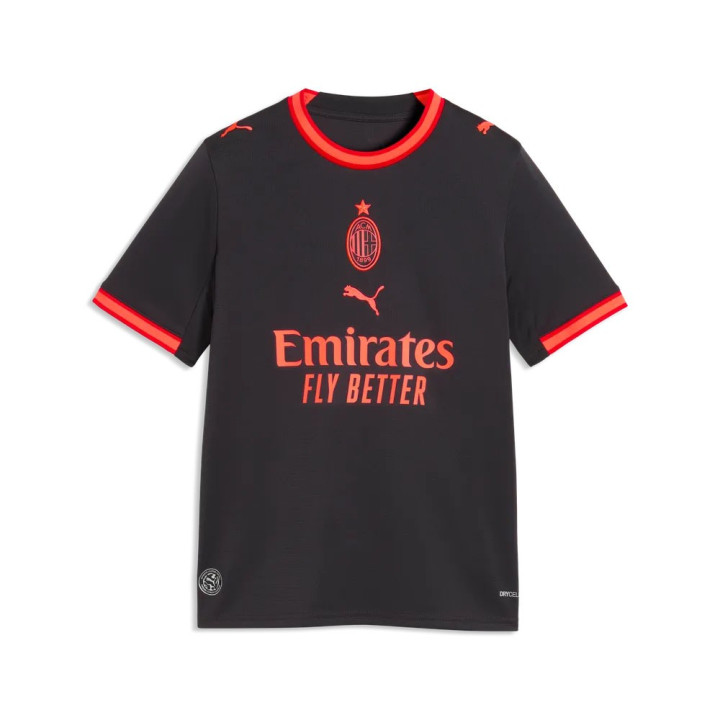 Puma Maglia Calcio Ac Milan Third Replica 26 27 Grigio Rosso Bambino