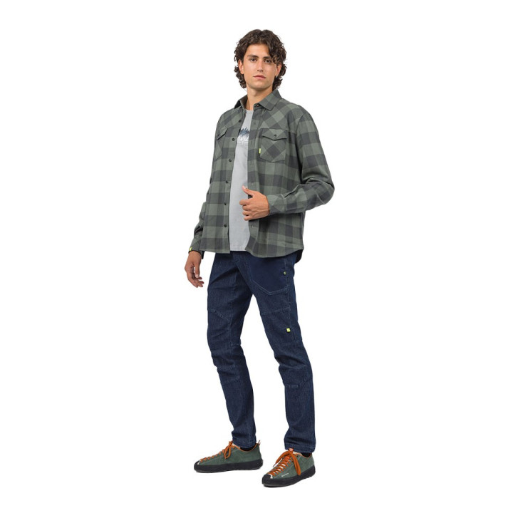 Karpos Camicia Trekking Martorel Castor Woodl Gray Uomo