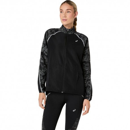 Asics Giacca Running Road Lite-Sho Performance Nero Donna