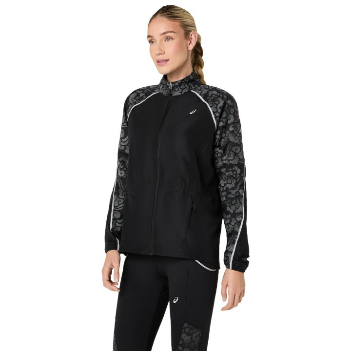 Asics Giacca Running Road Lite-Sho Performance Nero Donna