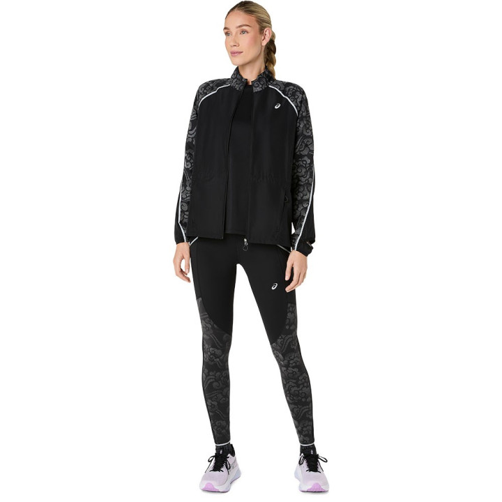 Asics Giacca Running Road Lite-Sho Performance Nero Donna