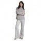 Iceport Maglia Maniche Lunghe Collo Vulcano La Ade Grigio Donna