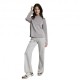 Iceport Maglia Maniche Lunghe Collo Vulcano La Ade Grigio Donna