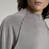 Iceport Maglia Maniche Lunghe Collo Vulcano La Ade Grigio Donna