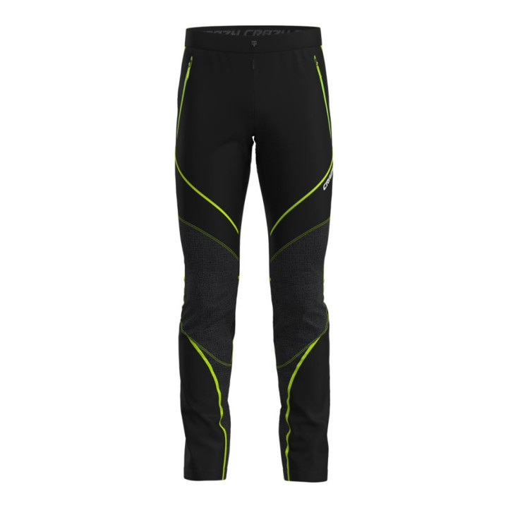 Crazy Pantaloni Sci Alpinismo Flame Forest Nero Uomo