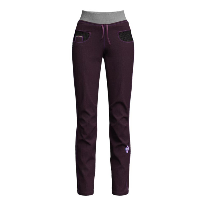 Crazy Pantaloni Sci Alpinismo Aria Burgundy Donna