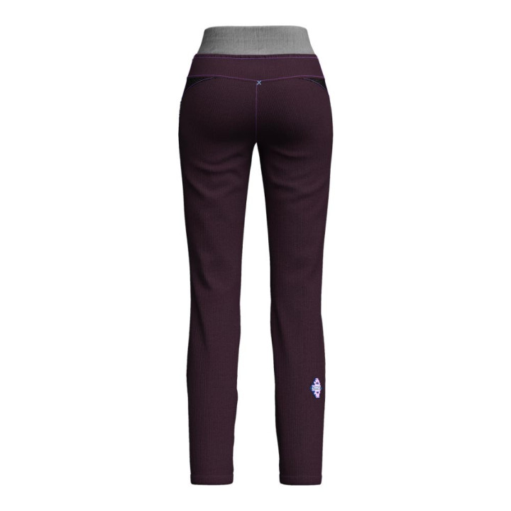 Crazy Pantaloni Sci Alpinismo Aria Burgundy Donna
