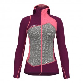 Crazy Felpa In Pile Ionic Blush Nero Donna