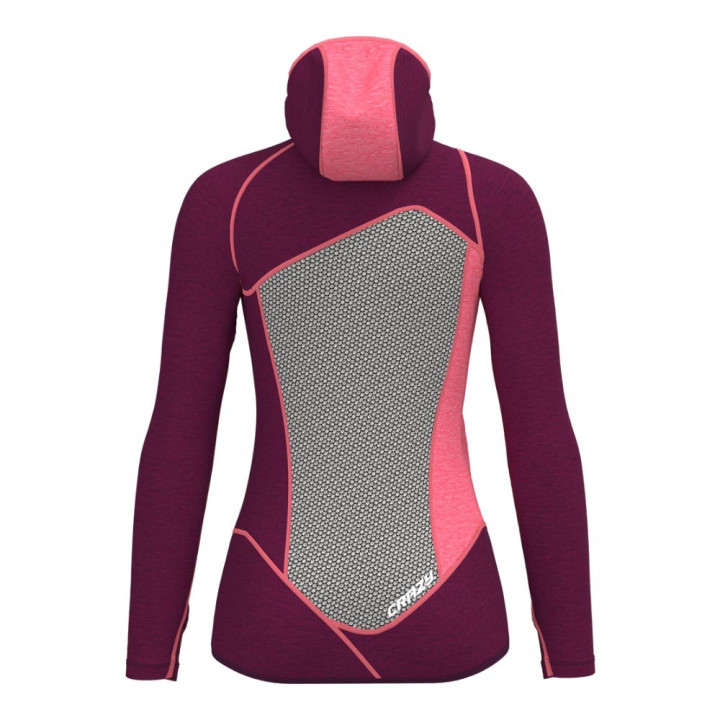 Crazy Felpa In Pile Ionic Blush Nero Donna