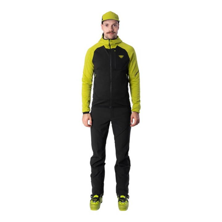 Dynafit Fleece Radical Wool Hooded Oroen Lime Uomo