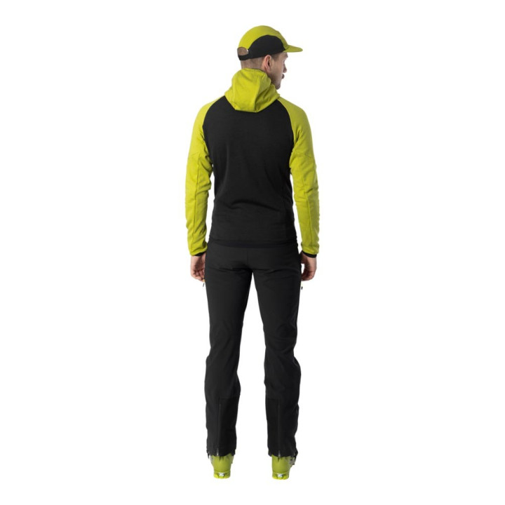 Dynafit Fleece Radical Wool Hooded Oroen Lime Uomo