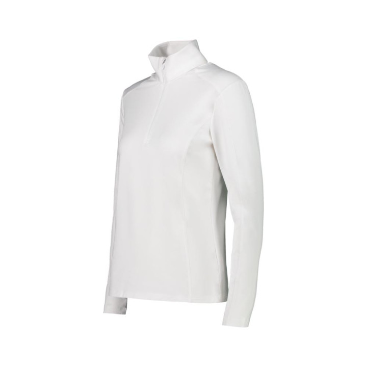 Cmp Soft Tech Mezza Zip Bianco Donna
