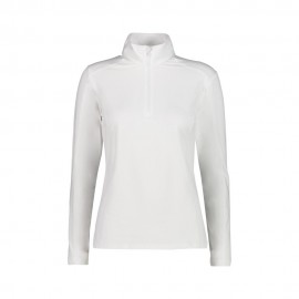 Soft Tech Mezza Zip bianco