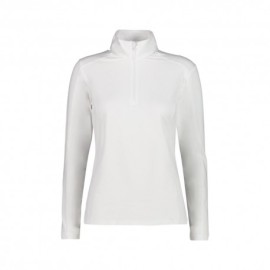 Cmp Soft Tech Mezza Zip Bianco Donna
