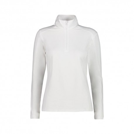 Cmp Soft Tech Mezza Zip Bianco Donna