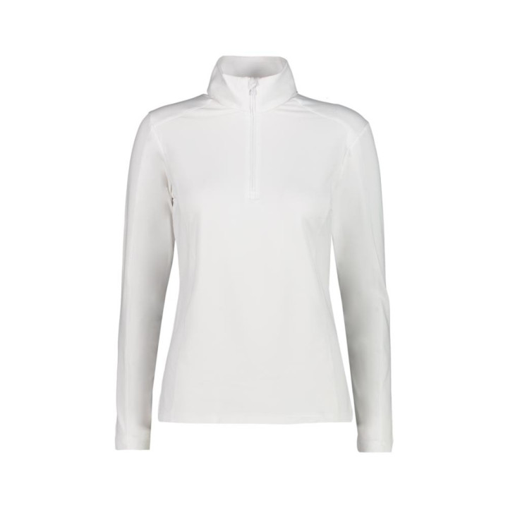Cmp Soft Tech Mezza Zip Bianco Donna