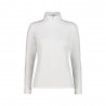 Cmp Soft Tech Mezza Zip Bianco Donna