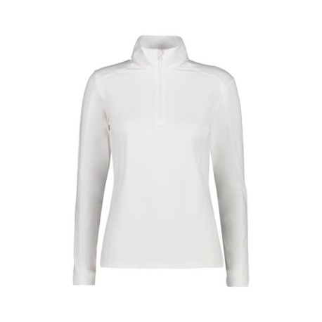 Cmp Soft Tech Mezza Zip Bianco Donna