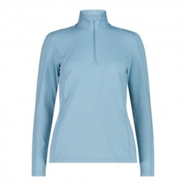 Cmp Soft Tech Mezza Zip Azzurro Donna