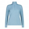 Cmp Soft Tech Mezza Zip Azzurro Donna