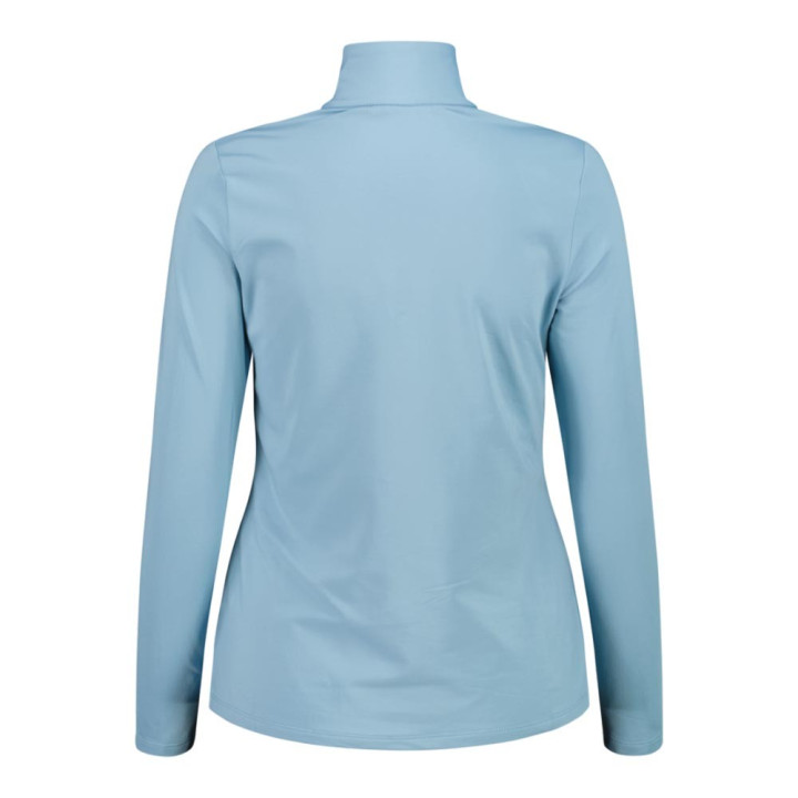 Cmp Soft Tech Mezza Zip Azzurro Donna